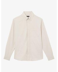 Reiss - Hunt Regular-Fit Cotton-Flannel Shirt - Lyst