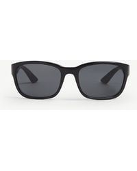 Prada Linea Rossa - Ps 05vs Acetate Rectangle-frame Sunglasses - Lyst