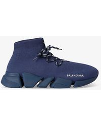 Balenciaga - Vy Speed 2.0 Lace-up Stretch-knit Low-top Trainers - Lyst