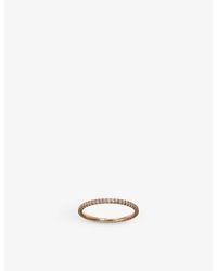 Cartier - Étincelle De 18Ct Rose- And 0.22Ct Round-Cut Diamond Ring - Lyst