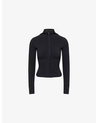 BO+TEE - Soft Active Hooded Mid-Layer Stretch-Woven Track Jacket - Lyst