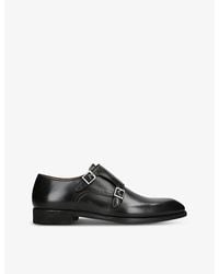 Magnanni - Madis Double-Buckle Leather Monk Shoes - Lyst