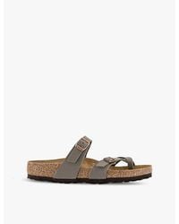 Birkenstock - Mayari Faux-Leather Sandals - Lyst