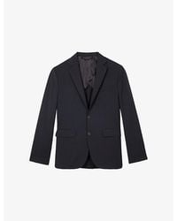 The Kooples - Notch-Lapel Relaxed-Fit Wool Blazer - Lyst