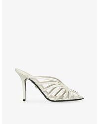 ALEVI - Diana 95 Leather Heeled Sandals - Lyst