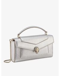 BVLGARI - Serpenti Forever Leather Cross-body Bag - Lyst