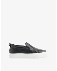 Whistles - Kinsley Slip-On Low-Top Leather Trainers - Lyst
