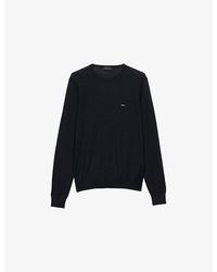 Prada - Superfine Wool Crew-Neck Jumper - Lyst