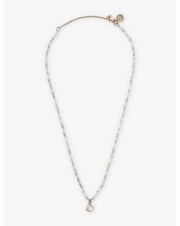 The White Company - The Company Moonstone Beaded Pendant Necklace - Lyst