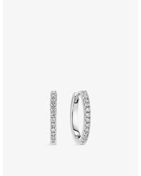 Sif Jakobs - Alba 14Ct- And 0.24Ct Lab-Grown Diamond Hoop Earrings - Lyst