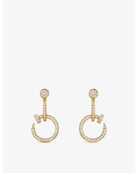 Cartier - Juste Un Clou 18Ct- And 1.45Ct Brilliant-Cut Diamond Earrings - Lyst