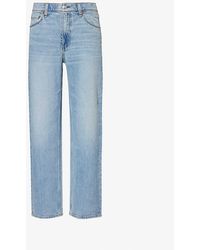 Rag & Bone - Harlow Straight-leg Mid-rise Stretch Jeans - Lyst
