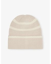 Varley - Ronan Stitch Stripe Knitted Beanie Hat - Lyst
