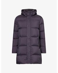 Arne - Mid-Length Padded Shell-Down Coat - Lyst