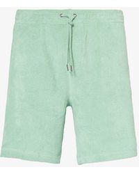 Polo Ralph Lauren - Brand-embroidered Terry-texture Cotton-blend Shorts - Lyst
