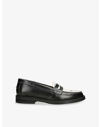 Duke & Dexter - Wilde Cherry Leather Loafers - Lyst