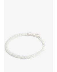 Hatton Labs - Classic Rope Sterling Silver Bracelet - Lyst