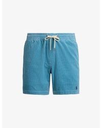 Polo Ralph Lauren - Prepsters Logo-Embroidered Cotton-Corduroy Shorts - Lyst