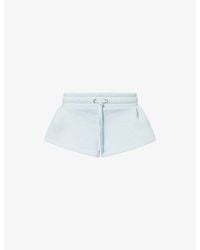 BO+TEE - Logo-Embroidery Cotton-Jersey Sweat Shorts - Lyst