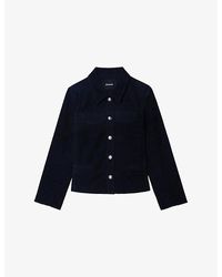 Zadig & Voltaire - Liam Flap-Pocket Stretch-Cotton Corduroy Jacket - Lyst