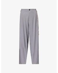 DARKPARK - Phebe Wide-Leg Stretch-Woven Trousers - Lyst