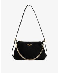 Zadig & Voltaire - Jim Mini Suede Shoulder Bag - Lyst