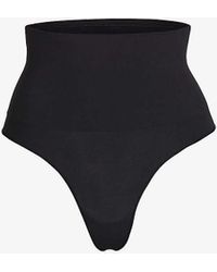 Skims - Core Control High-rise Stretch-woven Thong - Lyst