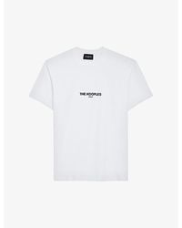 The Kooples - Brand-print Cotton T-shirt - Lyst