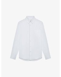 Reiss - Greenwich Slim-Fit Long-Sleeve Cotton Shirt - Lyst