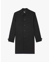 The Kooples - Single-Breasted Regular-Fit Cotton Trench Coat - Lyst