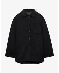 Prada - Reversible Oversized-Fit Wool And Cashmere Jacket - Lyst