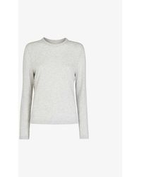 Whistles - Emily Relaxed-fit Long-sleeved Cotton T-shirt - Lyst