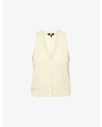 PAIGE - Anika Sleeveless Cashmere Knitted Top - Lyst