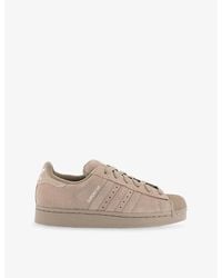 adidas - Superstar Ii Suede Trainers - Lyst