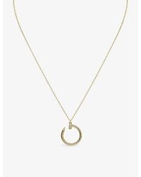 Cartier - Juste Un Clou 18Ct- And 0.12Ct Diamond Pendant Necklace - Lyst