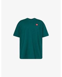 The North Face - Redbox Logo-Patch Cotton T-Shirt - Lyst