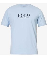 Polo Ralph Lauren - Logo-print Crewneck Cotton-jersey T-shirt X - Lyst