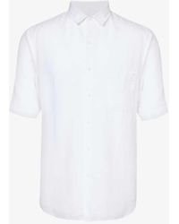 Sunspel - Short-sleeved Regular-fit Linen Shirt Xx - Lyst