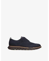Cole Haan - Zerøgrand Wingtip Stitchlite Knitted Oxford Shoes - Lyst