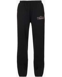 Sporty & Rich - Resort Tapered Mid-rise Cotton-jersey jogging Bottoms - Lyst