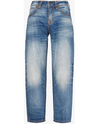 True Religion - X Sebastien Ami Bootcut Regular-fit Wide-leg Organic Denim Jeans - Lyst