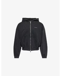 Cole Buxton - Logo-Embroidered Zip-Up Cotton-Jersey Hoody - Lyst
