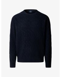 Hackett - Cable-Knit Crewneck Wool Jumper - Lyst