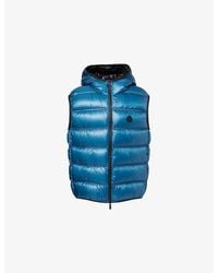 Moncler - Panestrel Down Brand-Logo Woven Gilet - Lyst