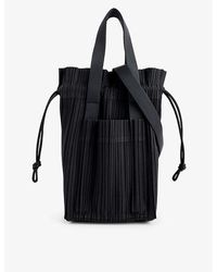 Pleats Please Issey Miyake - Pleated Woven Tote Bag - Lyst