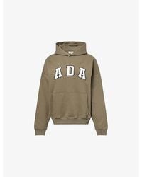 ADANOLA - Ada Logo-Embroidered Oversized Cotton-Jersey Hoody - Lyst