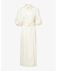 Gabriela Hearst - Iona Double-breasted Linen Maxi Dress - Lyst