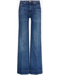 7 For All Mankind - Modern Dojo Flared High-rise Stretch-denim Jeans - Lyst