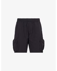 Arne - Patch-Pocket Woven Cargo Shorts - Lyst