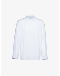 Marni - Contrast-stripe Relaxed-fit Cotton-jersey T-shirt - Lyst